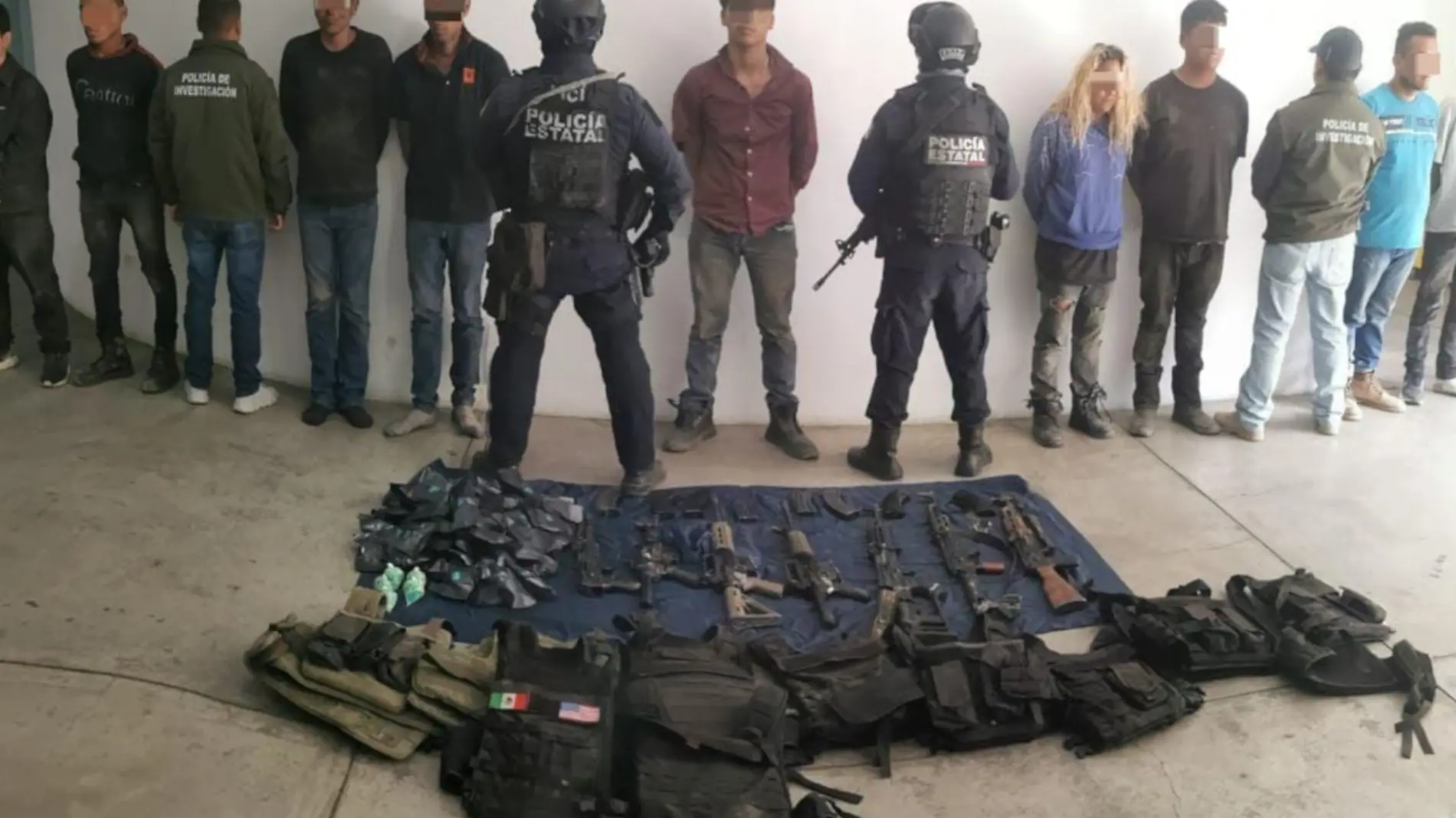 Detenidos en Pinos, Zacatecas